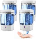 4 Pack Automatic Soap Dispenser Touchless, 600 ml / 20 oz Commercial Hand Soap by VZZNN