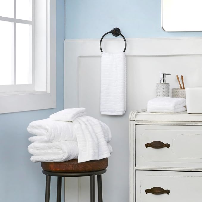 SKL Home CloudSoft Bath Towel, 100% Cotton Luxury - Image 4
