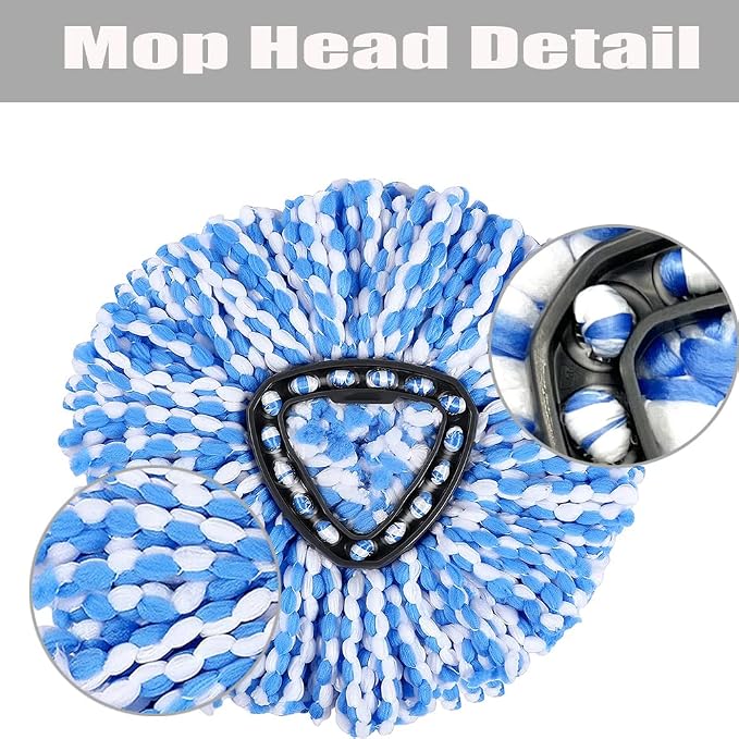 ANREKEYH Spin Mop Head, Handle Replacement - Image 5