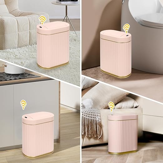 ELPHECO Motion Sensor Bathroom Trash Can - Image 2