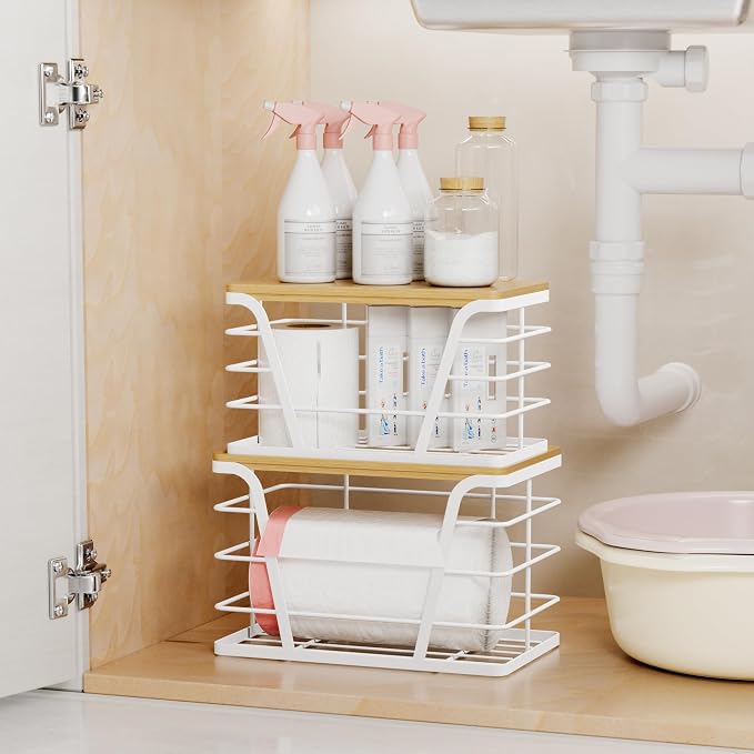 TIDIIABODE 2 Pack Stackable Laundry Room Organization and Storage, Laundry Room - Image 5