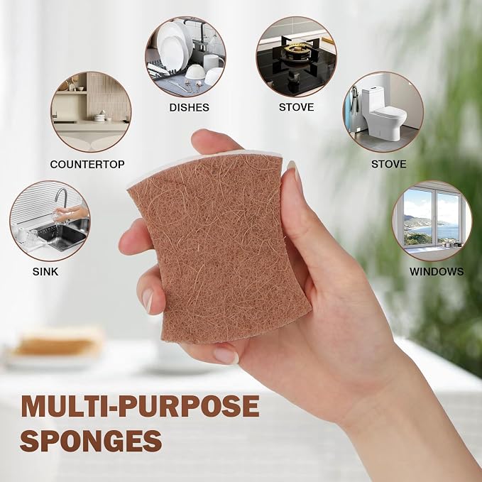 Orighty Non-Scratch Scrub Sponge, Non-Stick Cookware, Washing Dishes, and - Image 5