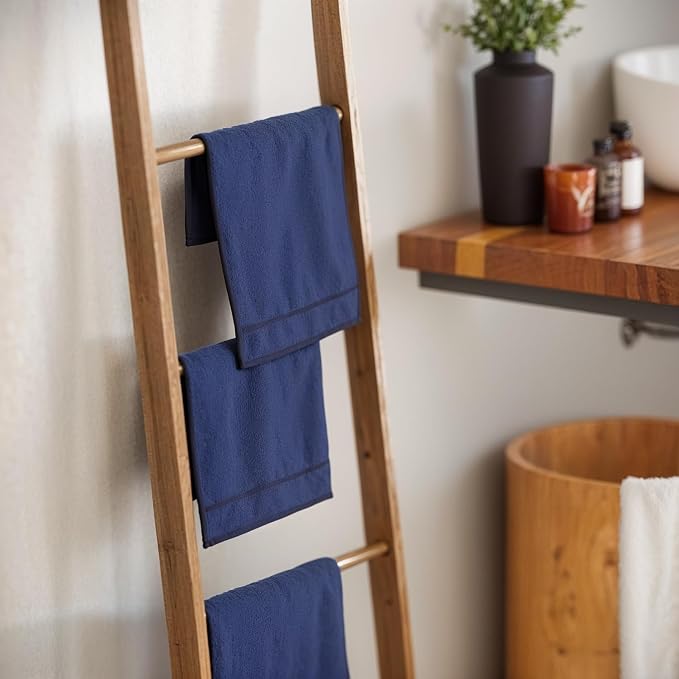 Creative Scents Cotton Fingertip Towels Set Blue - Image 7