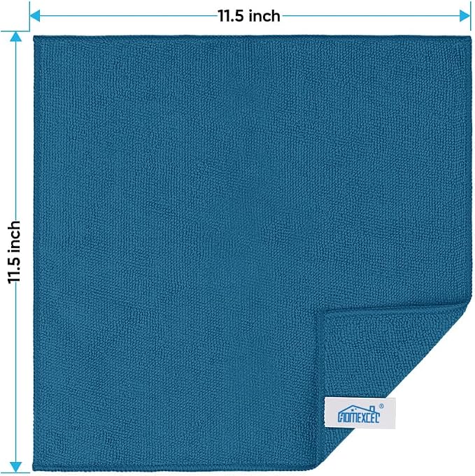HOMEXCEL 24PK Microfiber Cleaning Cloth, Cleaning Rag - Image 2