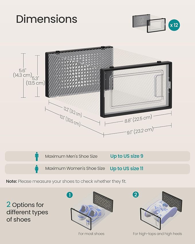 SONGMICS Shoe Boxes - Image 7