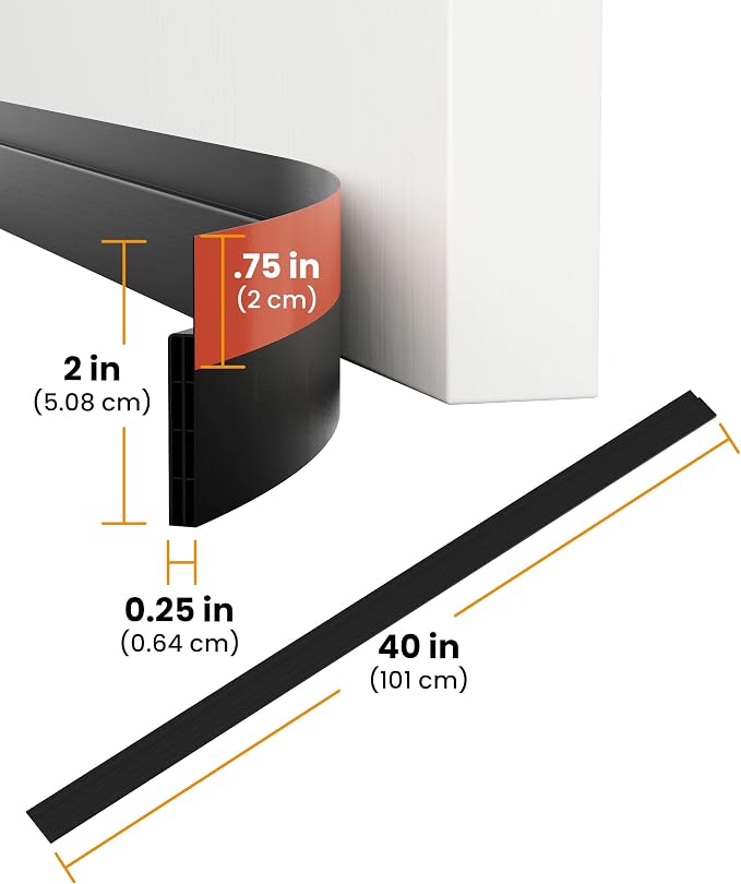 Everlasting Comfort One-Sided Door Draft Stopper - Image 9