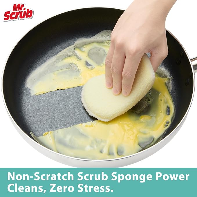 Mr. Scrub Sponges Kitchen Scrub Dish Sponge Scouring Pad, 24 Pack Cleaning - Image 2