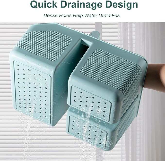 Plastic Shower Caddy Portable Shower Basket - Image 4