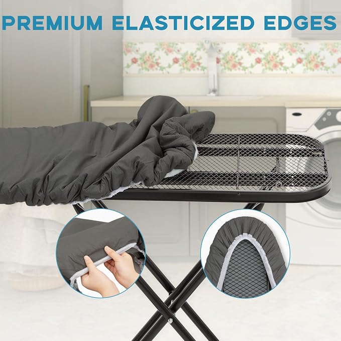 RAINHOL 43x13 Small Ironing Board Cover and Pad - Image 5