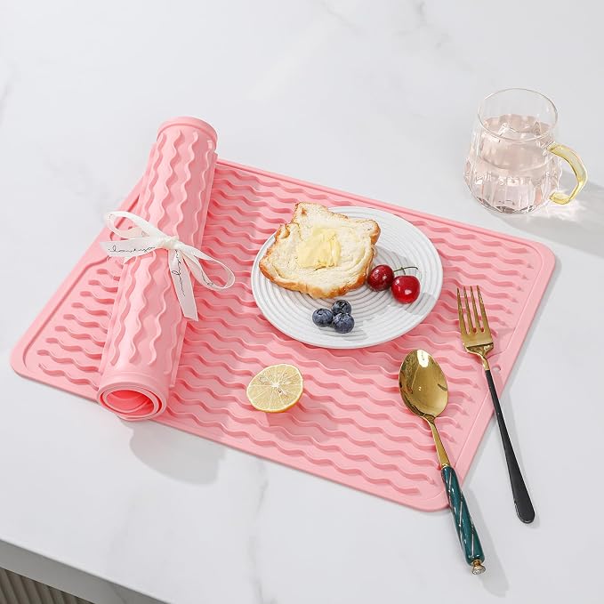 2 Pack Caketime Silicone Dish Drying Mat - Image 2