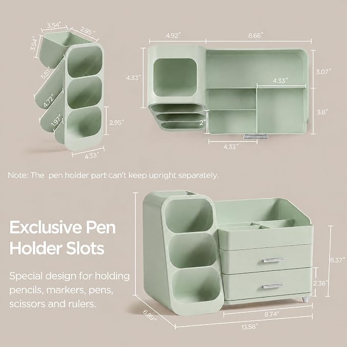 HBlife Desk Organizer with Pen Pencil Holder - Image 5