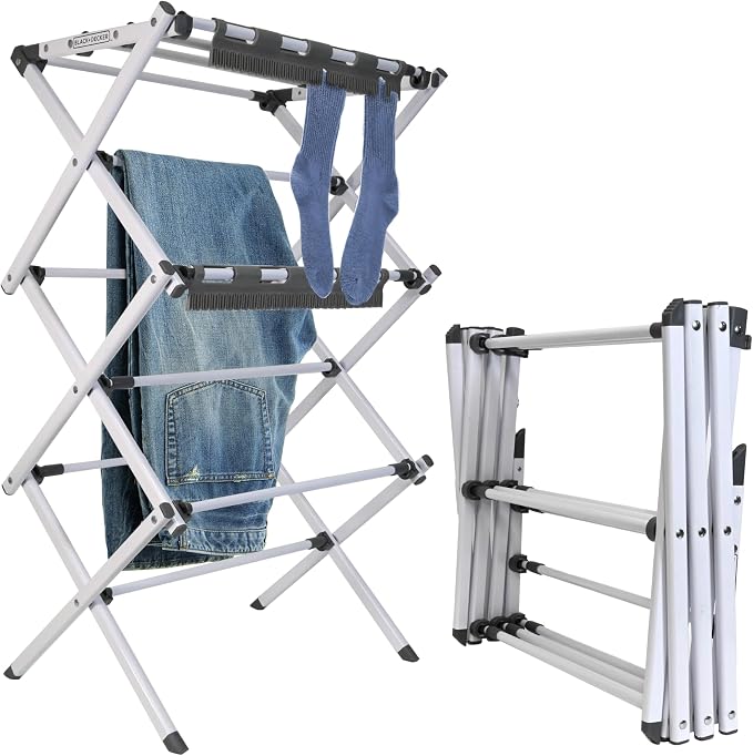 BLACK+DECKER Space Saving 3-Tier Expandable Clothes Drying Rack, Foldable by Unknown