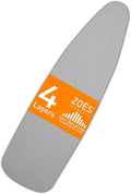 ZOES HOMEWARE Ironing Board Cover and Pad | 100% Cotton Cover by ZOESHOMEWARE