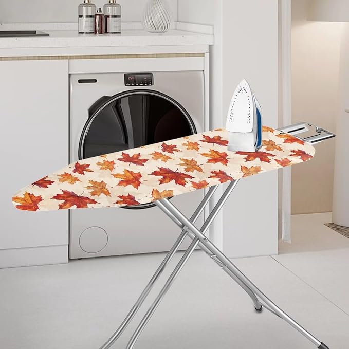 Easy Installation 15x54 Fall Maple Leaf Ironing Board Cover - Image 2
