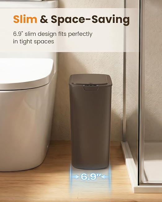 Cesun 5 Gallon Automatic Bathroom Trash Can - Image 3