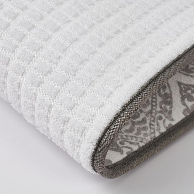 FRESHMINT Dish Drying Mats 2 Pack, Modern Medallion | Quick Dry, Ultra Absorbent - Image 7