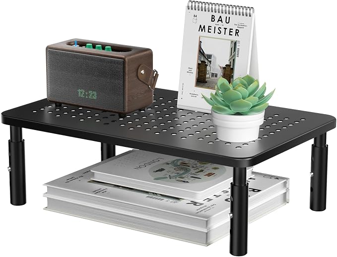 WALI Desk Organizer, 1 Tier Computer Monitor Stand by WALI