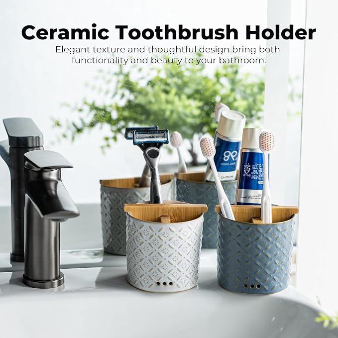 Zoeeker Toothbrush Holders, Detachable 3 Slots Electric Toothpaste Holder | - Image 6