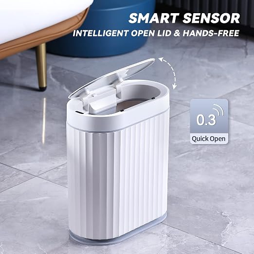ELPHECO Bathroom Trash Can - Image 4