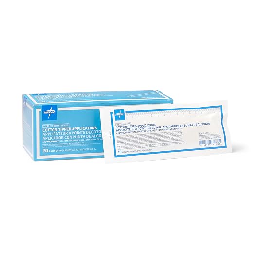 Medline Sterile Cotton-Tipped Wood Applicator, Cleaning Skin, Arts & Craft and - Image 3