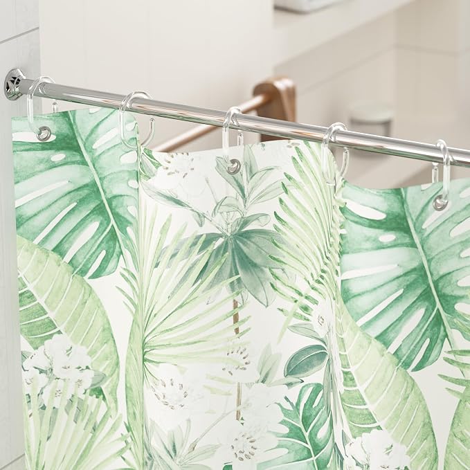 Amazer Plastic Shower Curtain Rings, Shower Curtain Hooks - Image 7