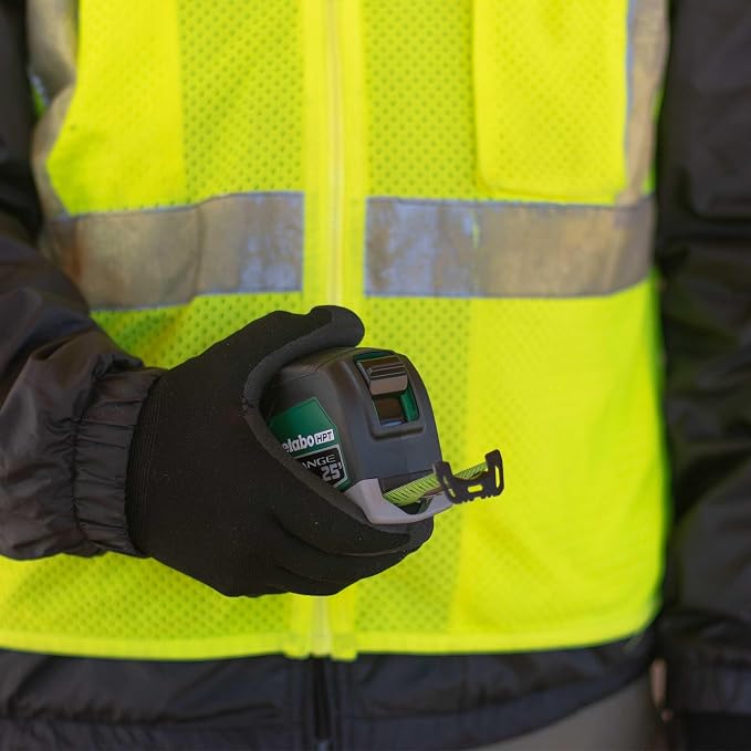 Metabo HPT 25 Ft Tape Measure, 17-Ft Reach & 14-Ft Standout, Wire Belt Clip and - Image 5