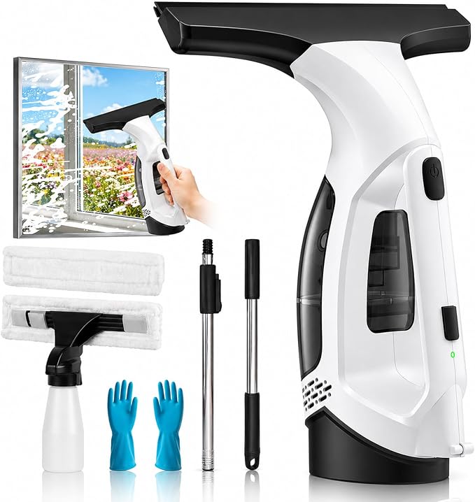 Window Vacuum Squeegee Cordless, Window Vacuum Cleaner by Yardsignup