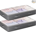 95L Under Bed Storage Containers, 2 Pack Storage Bins, Linen Sheets, Wrapping by BuddingJoy-BuildaJoyfulLifeforYou