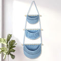Boho Style Handwoven Rope Hanging Basket by GLDFI