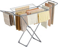 SONGMICS Clothes Drying Rack, Heavy Duty, 4 Gullwings | Laundry Drying Rack by Unknown
