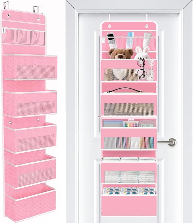 Over The Door Organizer Storage Large Capacity Hanging Bedroom Storage | 6 by WiseLife