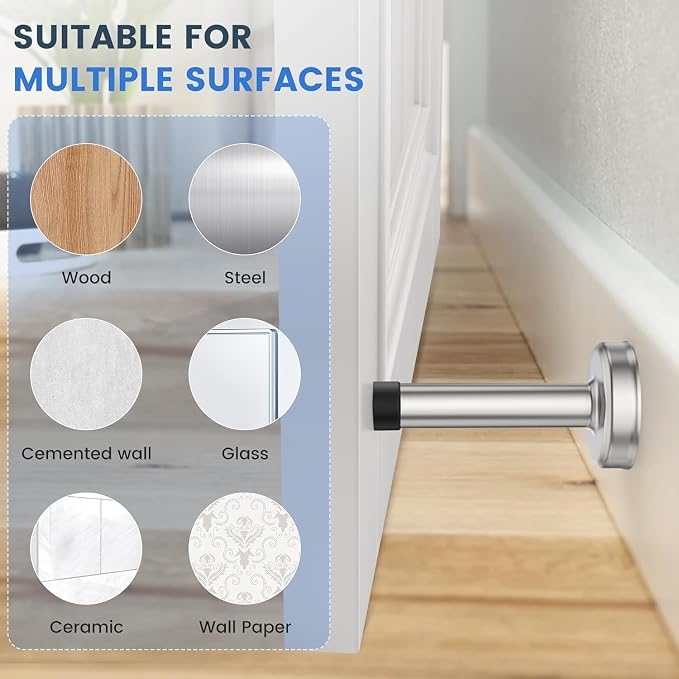 Door Stopper, No Drilling Wall Protection - Image 8