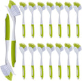 Hsei 20 Pcs Light Green Kitchen Scrub Dish Brush Bulk by Hsei
