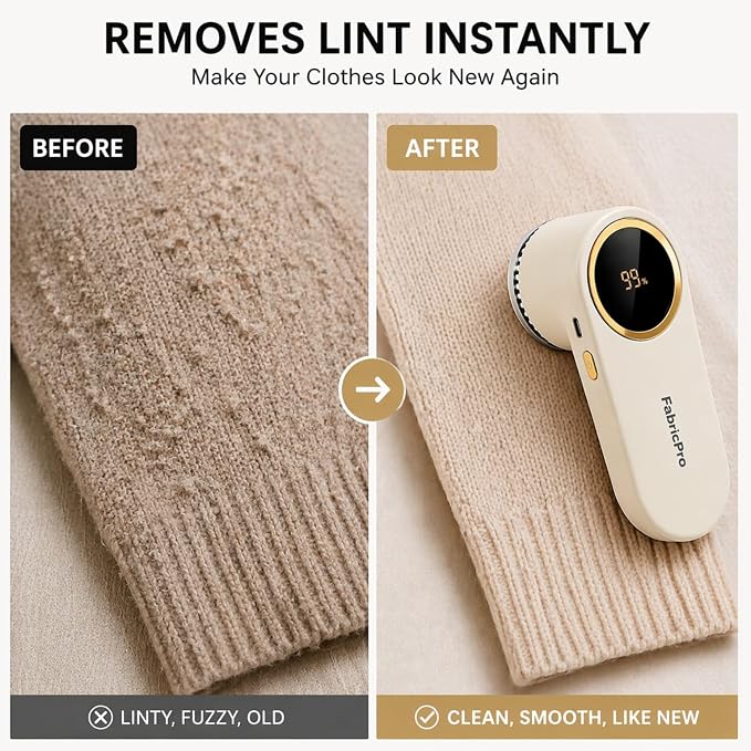 Fabric Shaver – Rechargeable Lint Remover - Image 2
