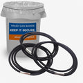 Trash Can Bands Set of 3, Fits 32 to 55 Gallon Cans, Hongmed Large Elastic by Hongmed