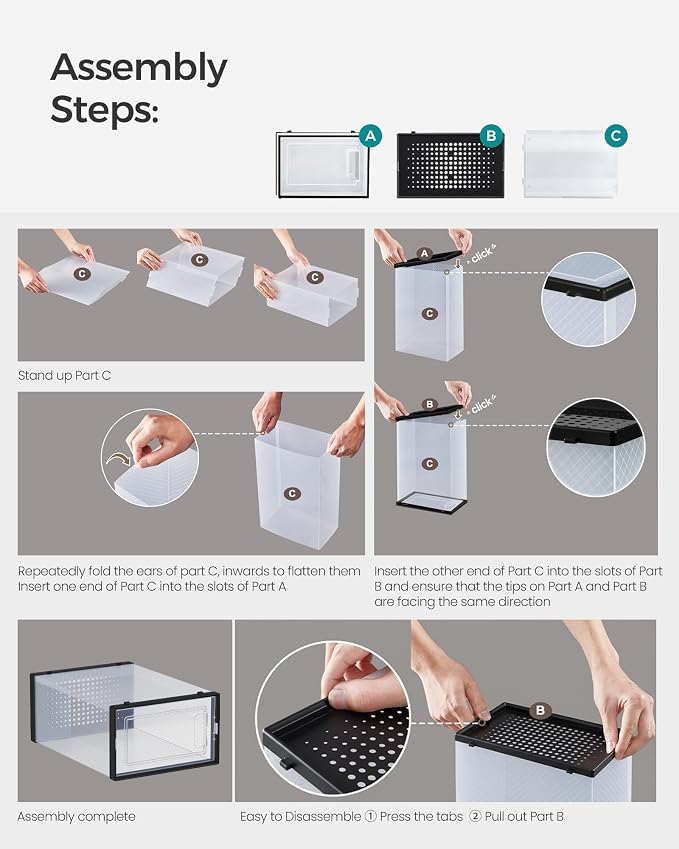 SONGMICS Shoe Boxes - Image 6