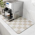 AMOAMI Dish Drying Mat for Kitchen Counter-Coffee Mat Bar Accessories, Hide by AMOAMI