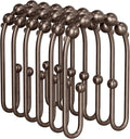 AmazerBath Shower Curtain Hooks Bronze Shower Curtain Rings Rust Proof by AmazerBath
