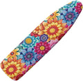Colorful Flowers Ironing Board Cover Retro Dahlia Floral Iron Board Covers by Hinthetall