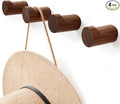 Wood Wall Hooks for Hanging, 4 Pack Rustic Coat Hooks Wall Mount, Handmade by Unknown
