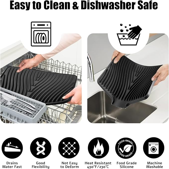 TIKNIK Silicone Dish Drying Mat - Image 4