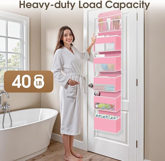 1Pack Over The Door Organizer Large Capacity Hanging Storage Room Organizer - Image 5