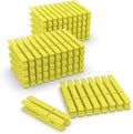 100 Pcs Yellow Clothes pins by FEFU