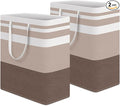 HomeHacks 2 Pack Large Laundry Baskets, Laundry Hampers Bags | Waterproof by HomeHacks