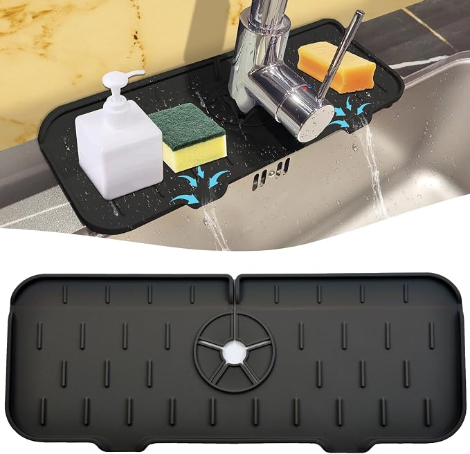 Kitchen Faucet Sink Splash Guard by Gosmol