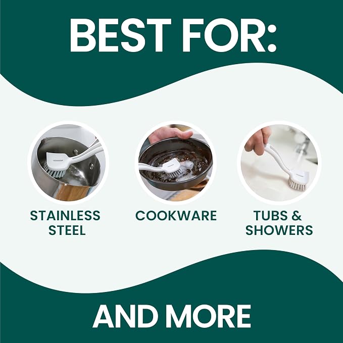 Scotch-Brite Pot & Pan Brush, 4 Pack | Durable and Long Lasting Dish Brush - Image 3