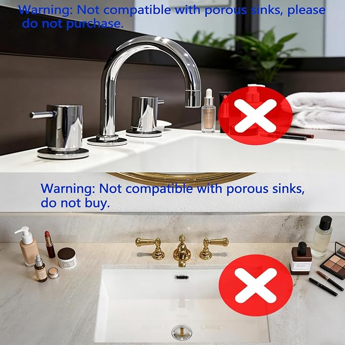 Kitchen Sink Splash Guard Gen2-30" x 6'' Silicone Sink Mat Splash Guard fit - Image 8