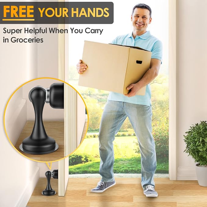 Door Stoppers Magnetic Door Catch Door Stop Door Holder Stainless Steel | 6 - Image 5