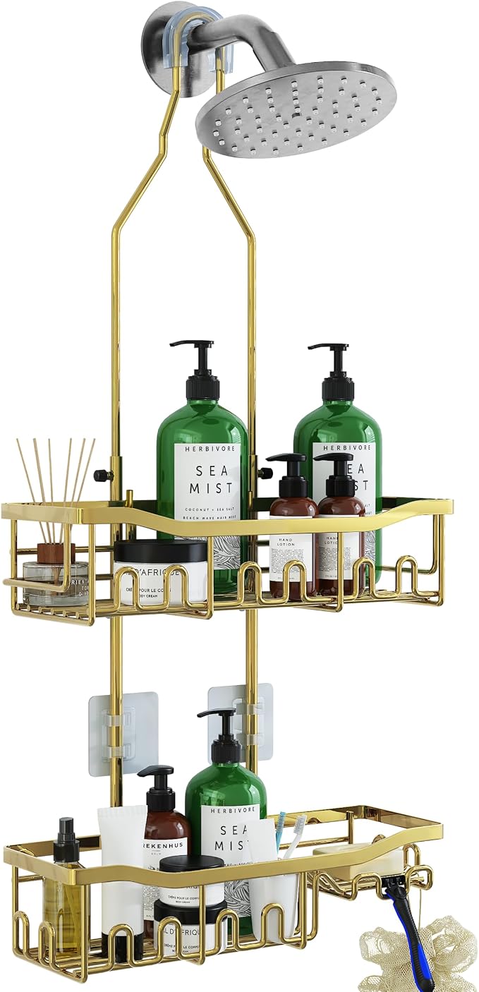 Shower Caddy, Extended Length Shower Organizer by Joqixon