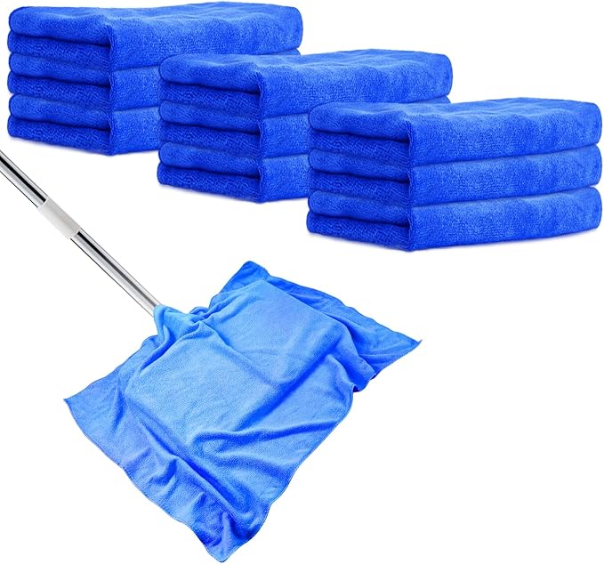 9 Pcs Extra Large Microfiber Cleaning Cloth, Microfiber Towels by Unknown